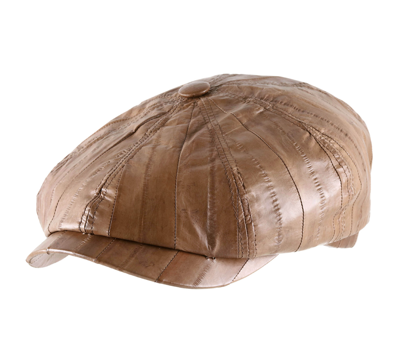 Eel Leather Flat, Caps Stetson 100% eel 