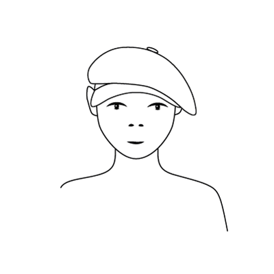 Strongly tilted hat wear
