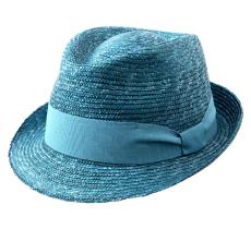 Classic straw trilby
