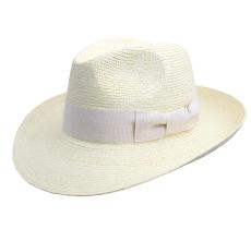 Classic wide straw fedora