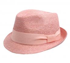 Classic straw trilby