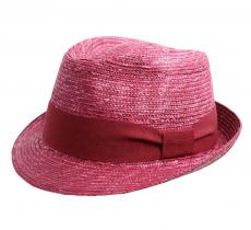 Classic straw trilby