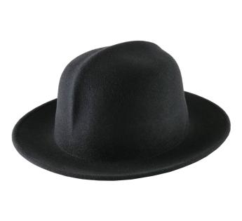 Crushable-Waterproof 100% Wool EALING POET Tall Bowler hat Large Open Crown UK