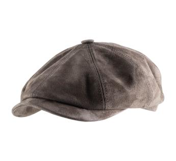 Casquette cuir Stetson Hatteras Goat Suede