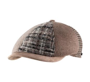Casquette patchwork beige Dante