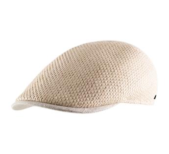 Casquette plate en paille LUCAEL