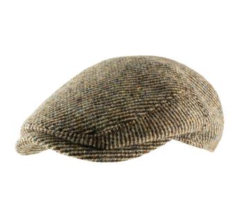 Casquette plate tweed Kent Lifton