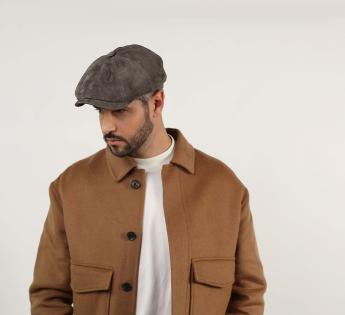 Casquette cuir Stetson Hatteras Goat Suede