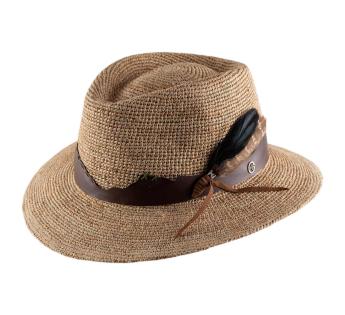 Chapeau raphia aventure Bastien