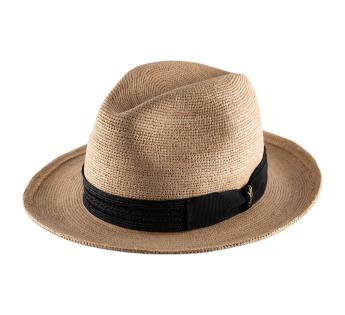 Chapeau raphia Borsalino Federico Rafia Crochet