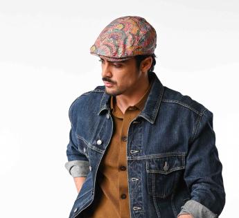 Casquette plate coloré aurora