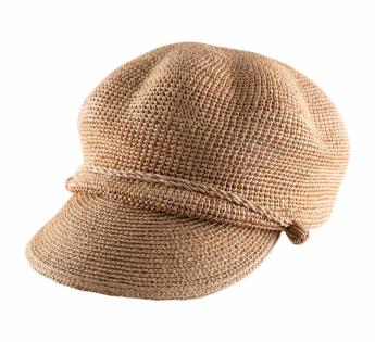 Gavroche paille BEA RAPHIA CROCHET