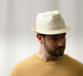 Trilby paille Nude Trilby Straw