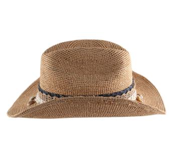 Chapeau de cow-boy paille Ava