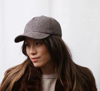 Casquette en tweed Carlo
