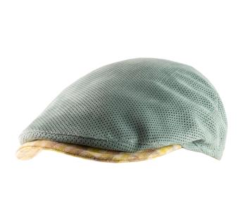 Casquette béret cuir verte Ionio-24