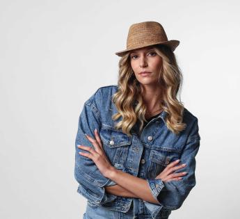 Chapeau paille français Lucas Raphia Fino