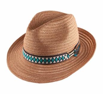 chapeau trilby paille abaca Paul
