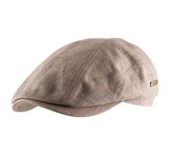 casquette plate lin Prato Lin