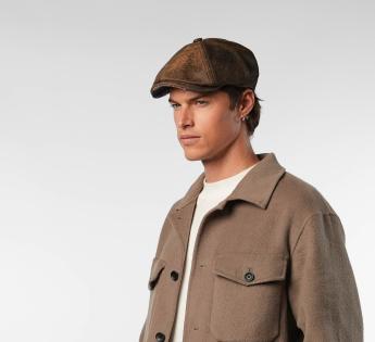 casquette en cuir Remigio