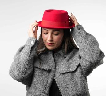 Chapeau Porkpie Noir Naxon