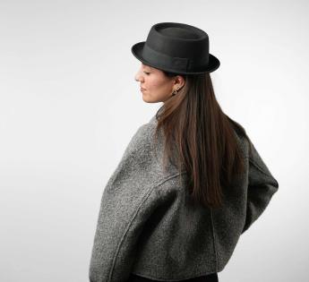 Chapeau Porkpie Noir Naxon