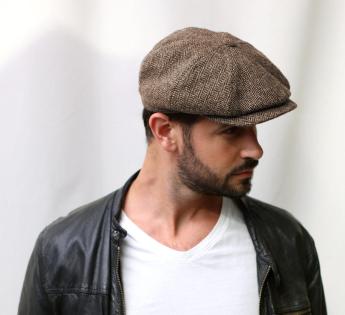 casquette beret Stetson Shetland Herringbone